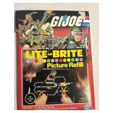GI JOE LITE-BRITE PICTURE REFILL