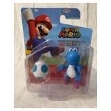 NEW SUPER MARIO LIGHT BLUE YOSHI WITH EGG