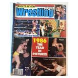 SPORTS REVIEW WRESTLING, APRIL 1987,1986 THE YEAR