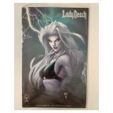 COFFIN COMICS LADY DEATH #1 MERCILESS ONSLAUGHT GR