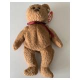 TY BEANIE BABIES CURLY THE BEAR BIRTHDAY 4-12-1996