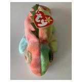 TY BEANIE BABIES IGGY THE IGUANA BIRTHDAY 8-12-199