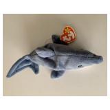 TY BEANIE BABIES CRUNCH THE SHARK BIRTHDAY 1-13-19