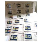 STAMPS COMMEMORATIVE COLLECTION BIRDS FLOWERS LOT