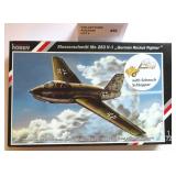NIB HOBBY MODEL KIT MESSERSCHMITT ME GERMAN ROCKET