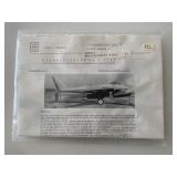 HUMA-MODELL MESSERSCHMITT ME P 1101 1:72 SCALE NOS