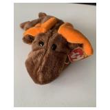 TY BEANIE BABIES CHOCOLATE THE MOOSE BIRTHDAY 4-27