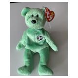 TY BEANIE BABIES KICKS THE BEAR BIRTHDAY 8-16-1998