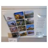 TRAIN ART CALENDAR 2009 THOSE REMARKABLE 13" NEW