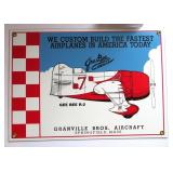 AIRCRAFT METAL SIGN SPRINGFIELD GEE BEE SPORTSTER