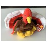TY BEANIE BABIES GOBBLES THE TURKEY BIRTHDAY 11-27