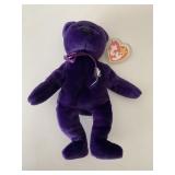 TY BEANIE BABIES PRINCESS BEAR DATE OF BIRTH 12-1-