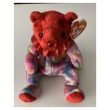 TY BEANIE BABIES RUBY JULY BIRTHDAY BEAR