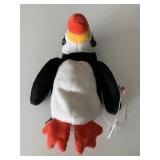 TY BEANIE BABIES PUFFER THE PENGUIN BIRTHDAY 11-1-