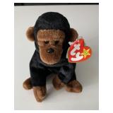 TY BEANIE BABIES CONGO THE GORILLA BIRTHDAY 11-9-1