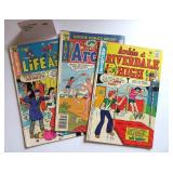 1975, 79 ARCHIE COMIC (3) LIFE WITH RIVERDALE HIGH