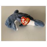 TY BEANIE BABIES ECHO THE DOLPHIN BIRTHDAY 12-21-1