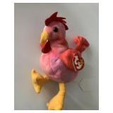 TY BEANIE BABIES STRUT THE ROOSTER BIRTHDAY 3-8-19