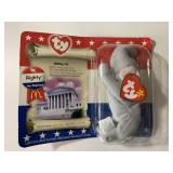 TY MCDONALD BEANIE BABIES RIGHTY THE ELEPHANT BIRT