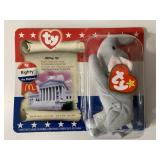 TY MCDONALD BEANIE BABIES RIGHTY THE ELEPHANT BIRT