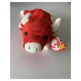 TY BEANIE BABIES SNORT THE BULL BIRTHDAY 5-15-1995