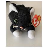TY BEANIE BABIES ZIP THE CAT BIRTHDAY 3-28-1994