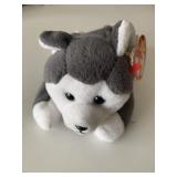 TY BEANIE BABIES NANOOK THE DOG BIRTHDAY 11-21-199