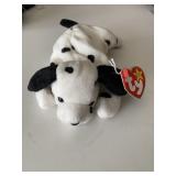 TY BEANIE BABIES DOTTY THE DOG BIRTHDAY 10-17-1996