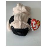 TY BEANIE BABIES PUGSLY THE PUG BIRTHDAY 5-2-1996