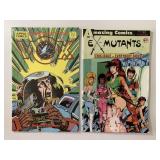 1 AMAZING & 1 APPLE COMIC EX-MUTANTS #4 & VOX #2