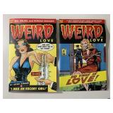 2 YOE COMICS WEIRD LOVE #2 & 18