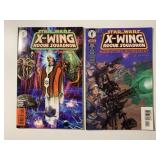 2 DARK HORSE COMICS STAR WARS X-WING ROGUE SQUADRO
