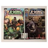 2 DARK HORSE COMICS STAR WARS X-WING ROGUE SQUADRO