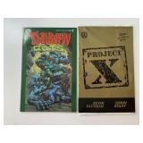 2 KITCHEN COMICS PROJECT X SEALED & THUMP GUTS #1