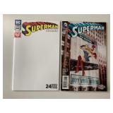 2 DC COMICS SUPERMAN BLANK #1 & SUPERMAN #43