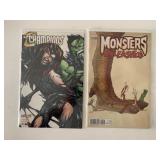 2 MARVEL COMICS CHAMPIONS #1 & MONSTERS UNLEASHED