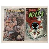 2 IMAGE COMICS SPAWN KILLS #1 & THE WALKING DEAD #