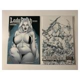 2 BOUNDLESS COMICS LADY DEATH #0 & 6