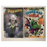 2 MARVEL COMICS SPIDER-MAN AND THE HULK SPECIAL ED