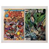 2 MARVEL COMICS X-STATIX #1 & SINISTER WAR #1