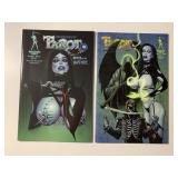 2 BROADSWORD COMICS TAROT WITCH OF THE BLACK ROSE