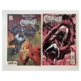 2 MARVEL COMICS CARNAGE #1 & 10