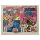 2 MARVEL COMICS DARKHAWK #2 & WONDER MAN #2 BOTH S