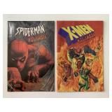 2 MARVEL COMICS MARVEL SPIDER-MAN HOT SHOTS & X-ME