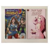 1 BLACK MASK & 1 OUTLAW COMIC SNAP FLASH HUSTLE #1