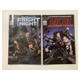2 AMERICAN MYTHOLOGY COMICS FRIGHT NIGHT #2 & HATC