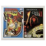 2 MARVEL COMICS DEADPOOL THE DUCK #1 & CIVIL WAR I