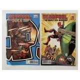 2 MARVEL COMICS DEADPOOL THE DUCK #4 & THE MERCS F