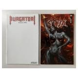2 DYNAMITE COMICS SONJA #4 & PURGATORI #1