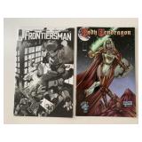 2 IMAGE COMICS LADY PENDRAGON #2 & FRONTIERSMAN #1